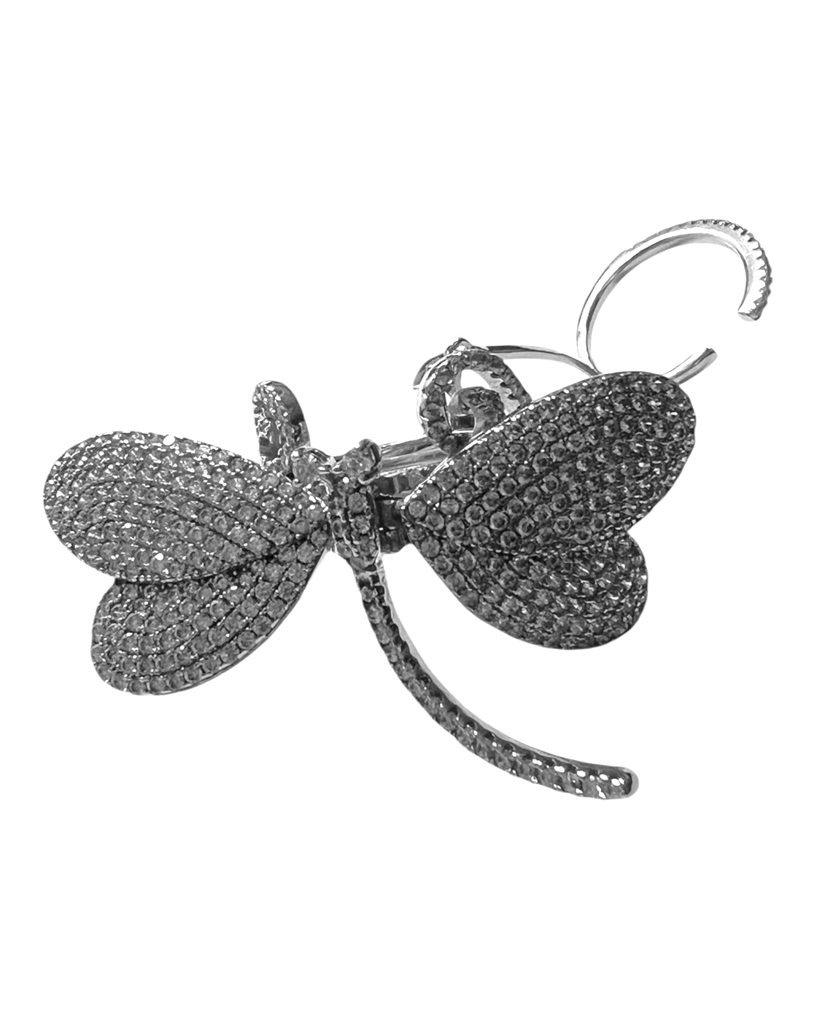 Dragonfly Ring in Silver