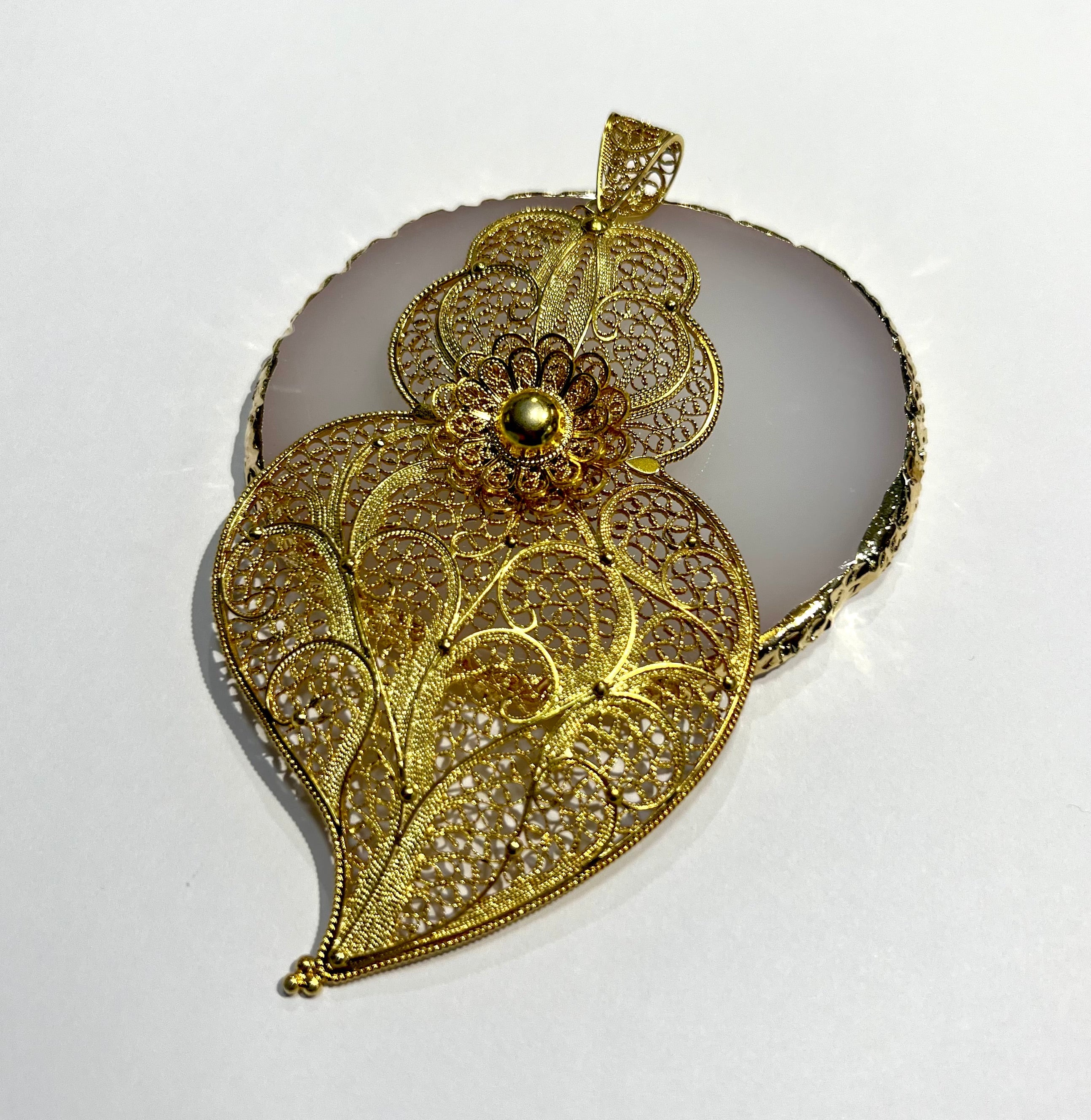 Heart of Viana Medal in Gold Plated Silver