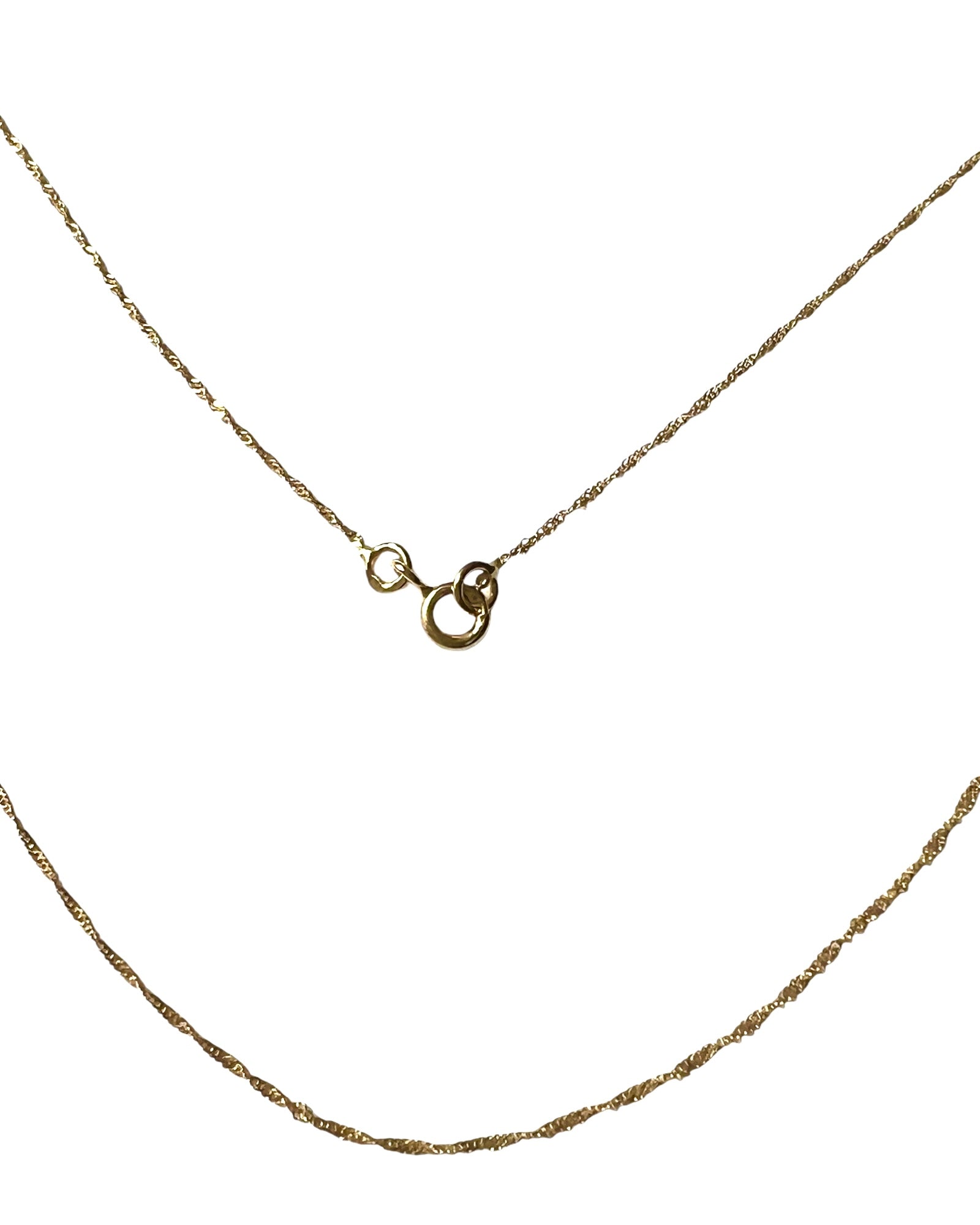Singapore Mesh Necklace in Gold