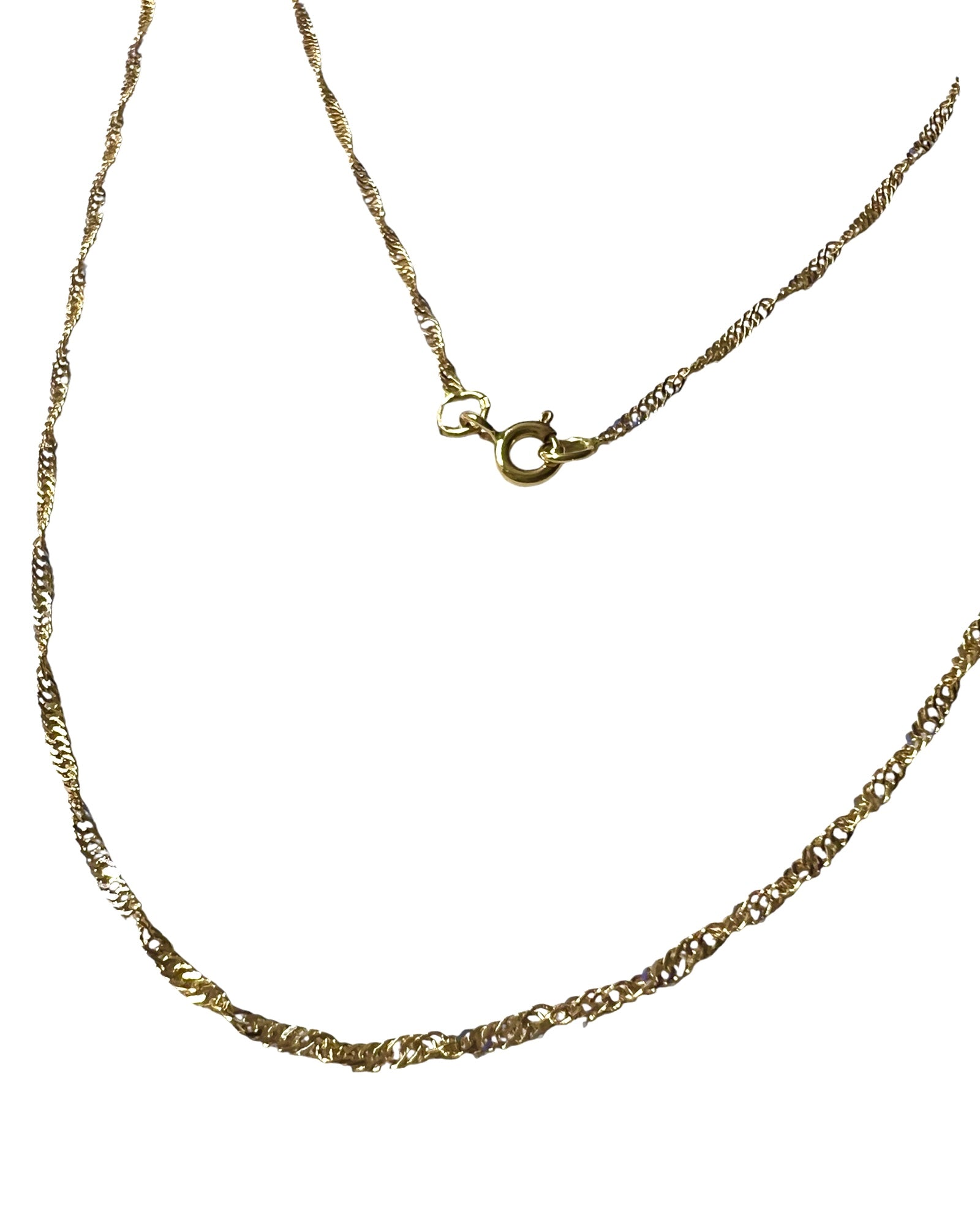 Singapore Mesh Necklace in Gold