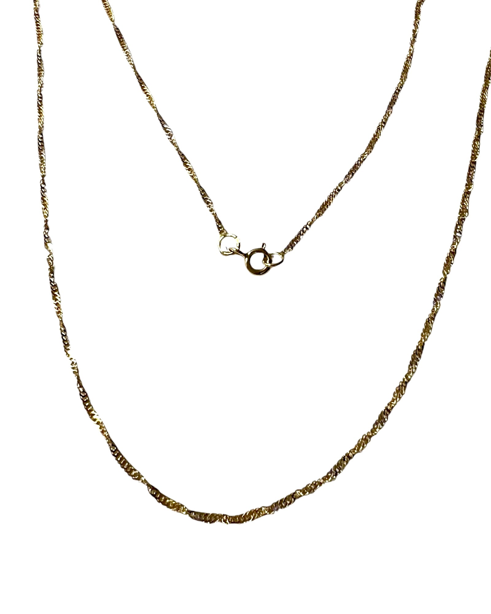 Singapore Mesh Necklace in Gold