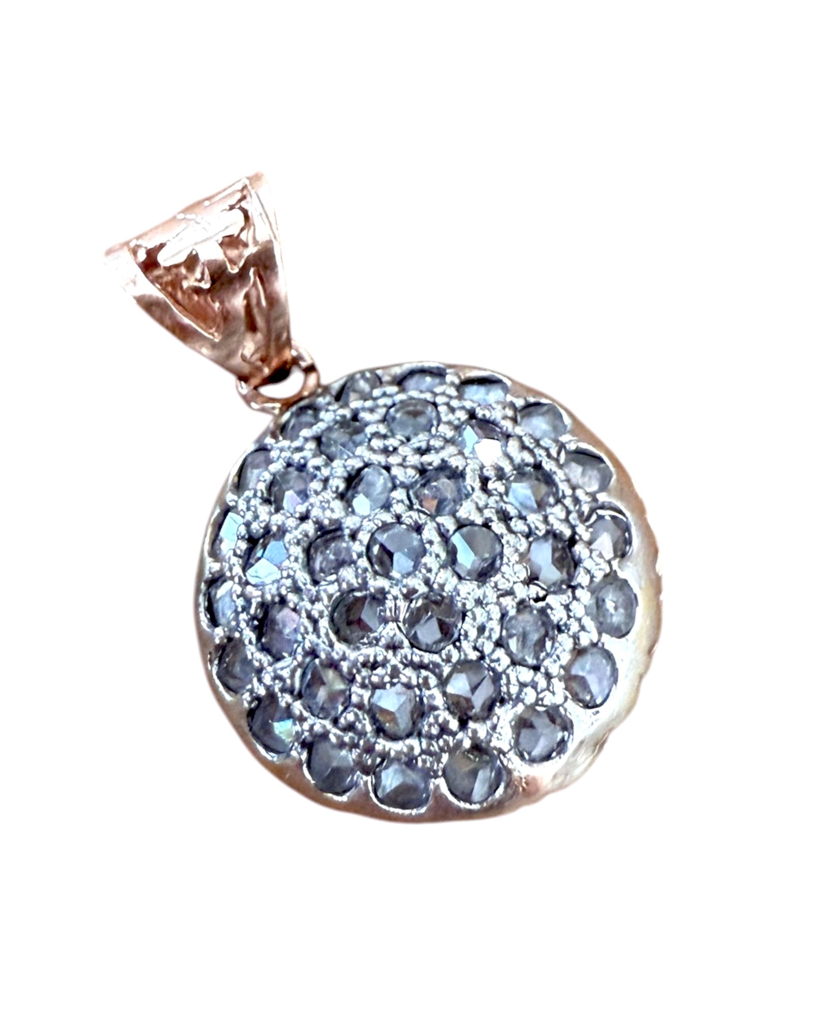 Medalha Brilhos em Prata e Prata Rosa