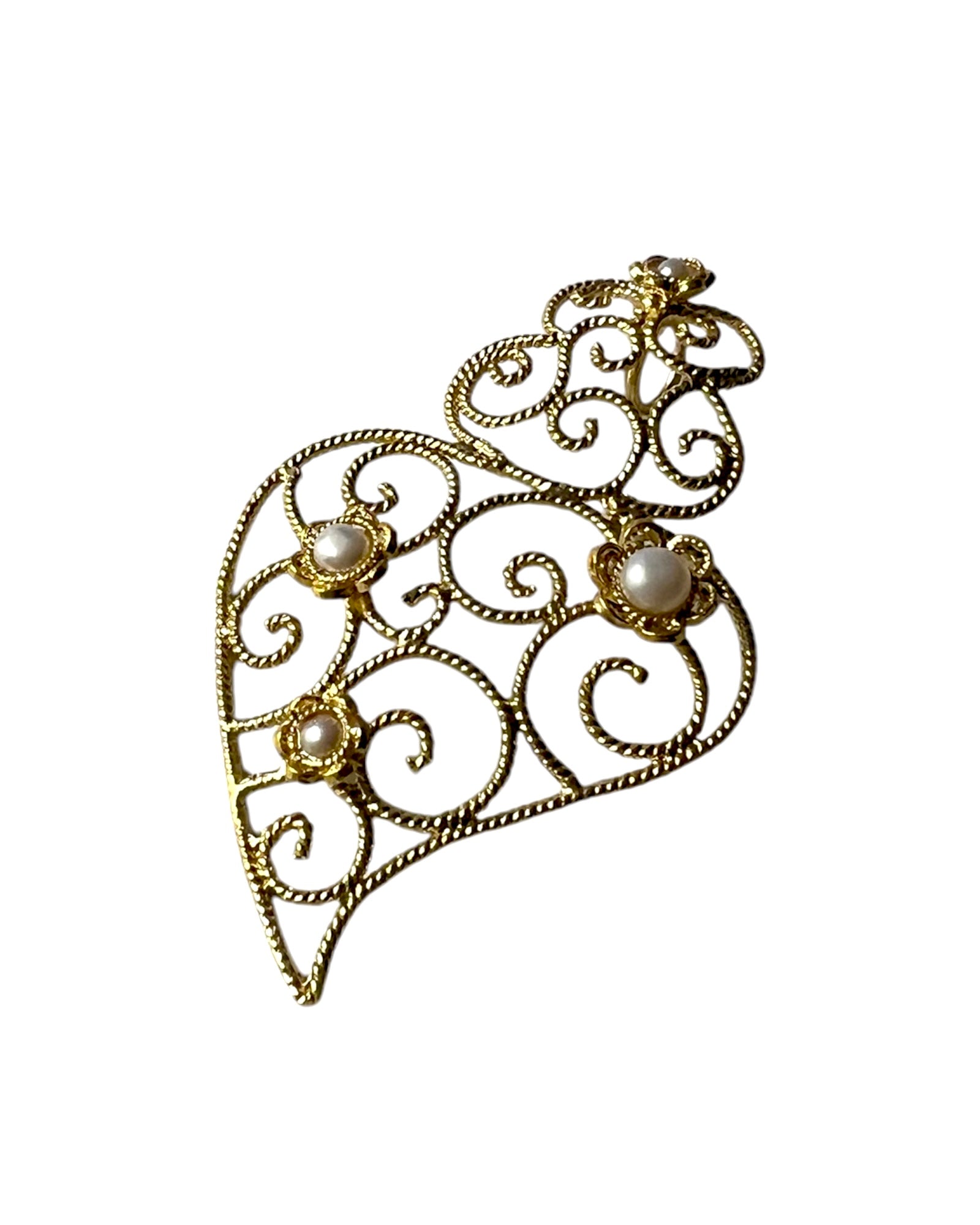 Heart of Viana Medal in Gold Plated Silver