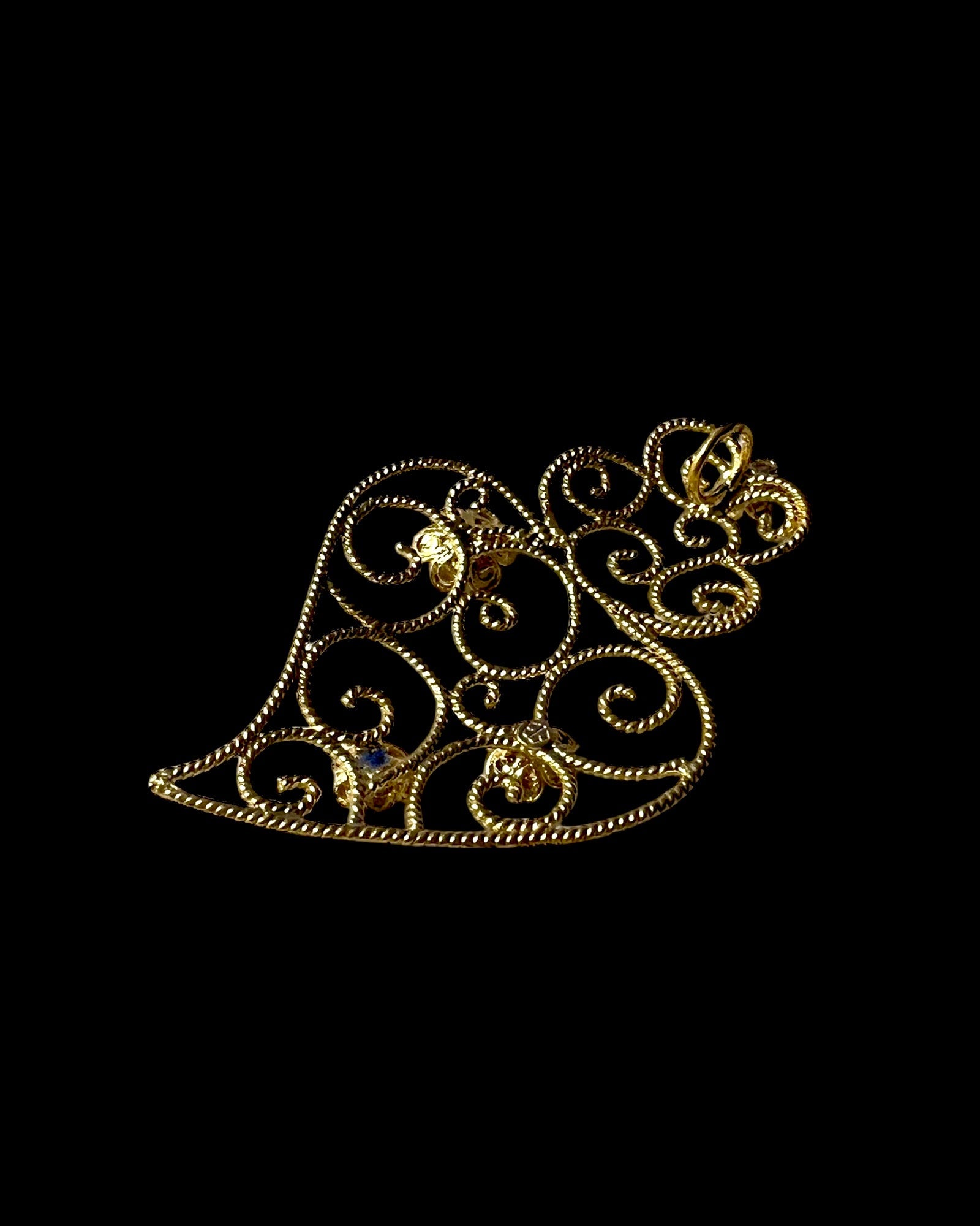 Heart of Viana Medal in Gold Plated Silver