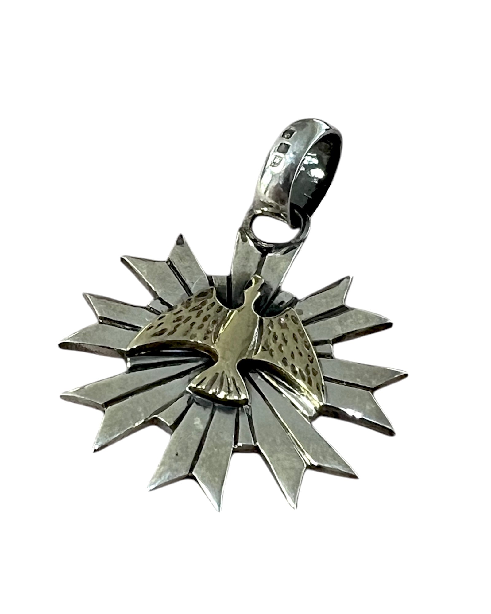 Holy Spirit Medal in Silver and Gold