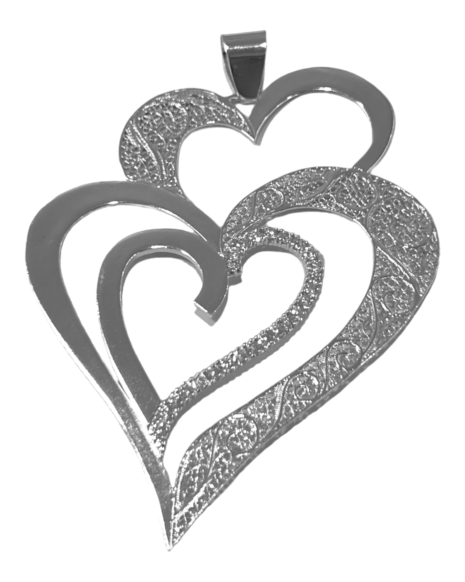 Viana Heart is Love Medal in Silver
