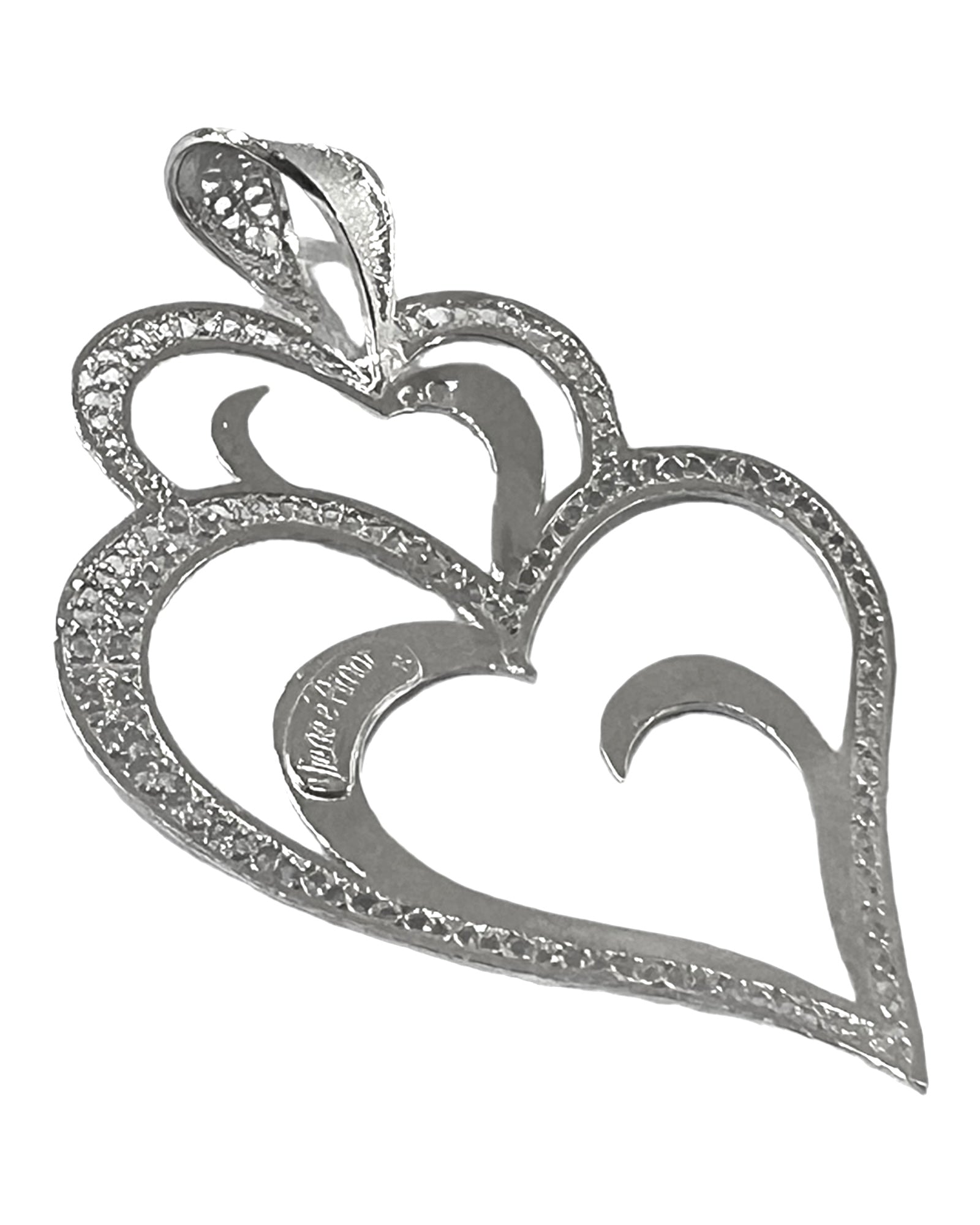 Viana Heart is Love Medal in Silver