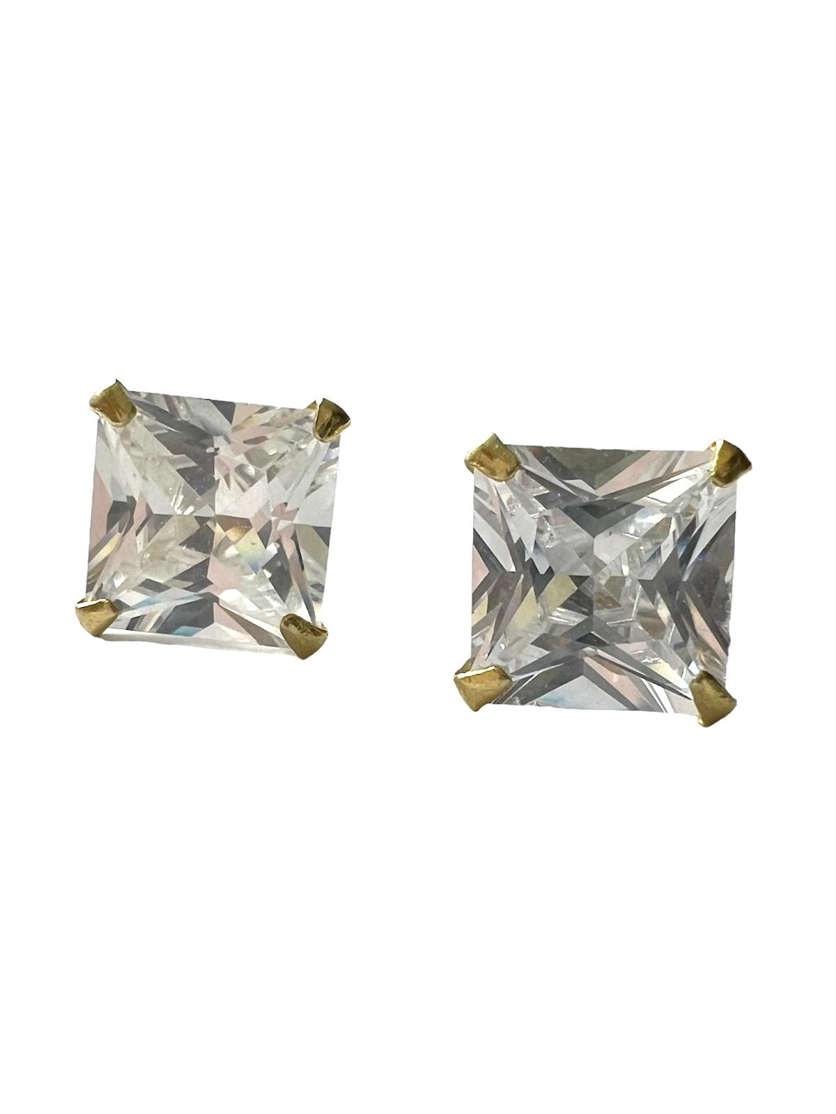 Gold Silver Glitter Earrings