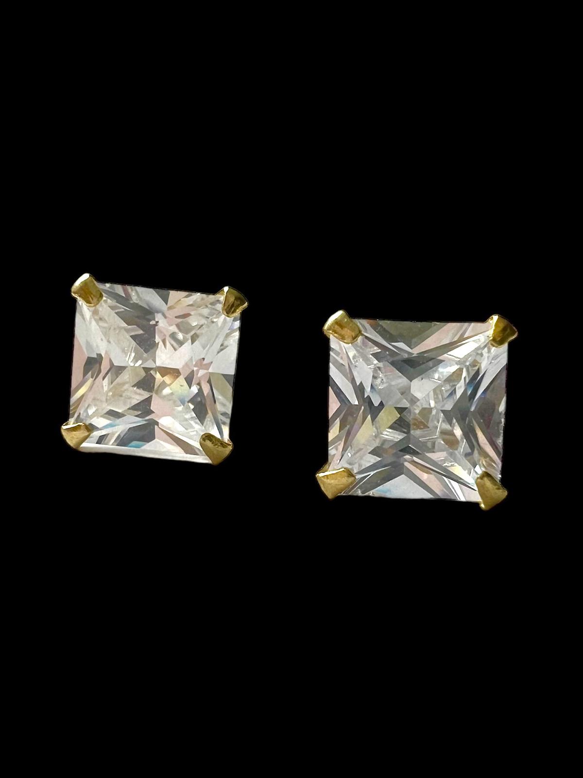 Gold Silver Glitter Earrings