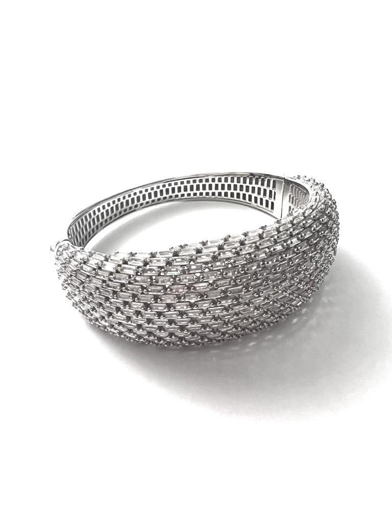 Pulseira / Escrava Brilhos em Prata