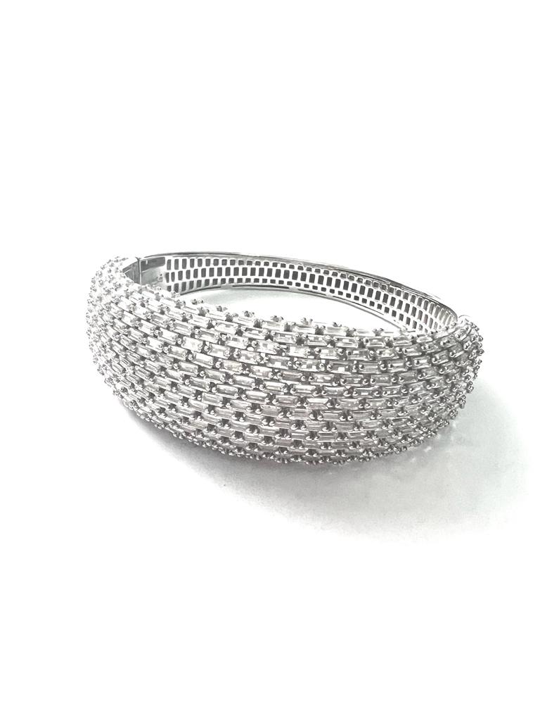 Pulseira / Escrava Brilhos em Prata
