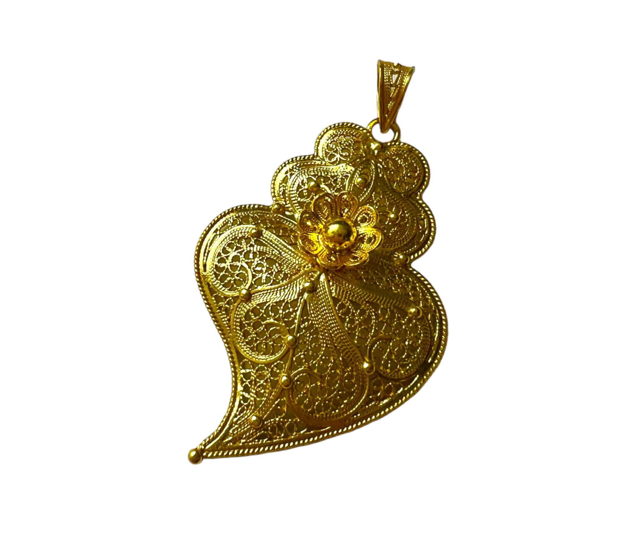 Heart of Viana Medal in Gold Plated Silver