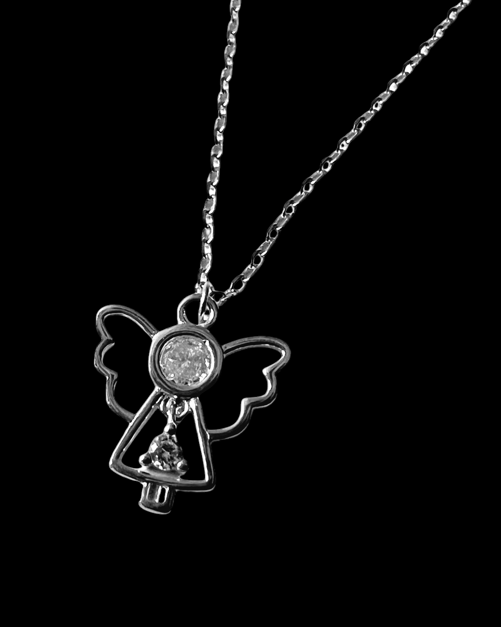 Silver Angel Necklace
