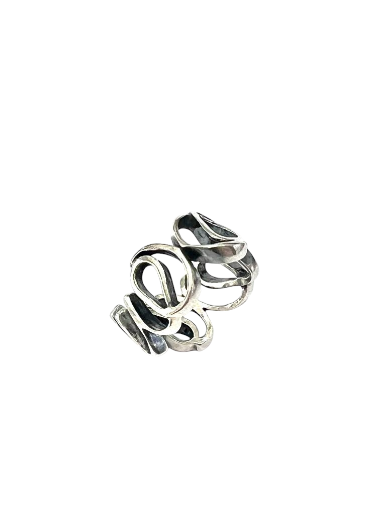 Silver Waves Ring