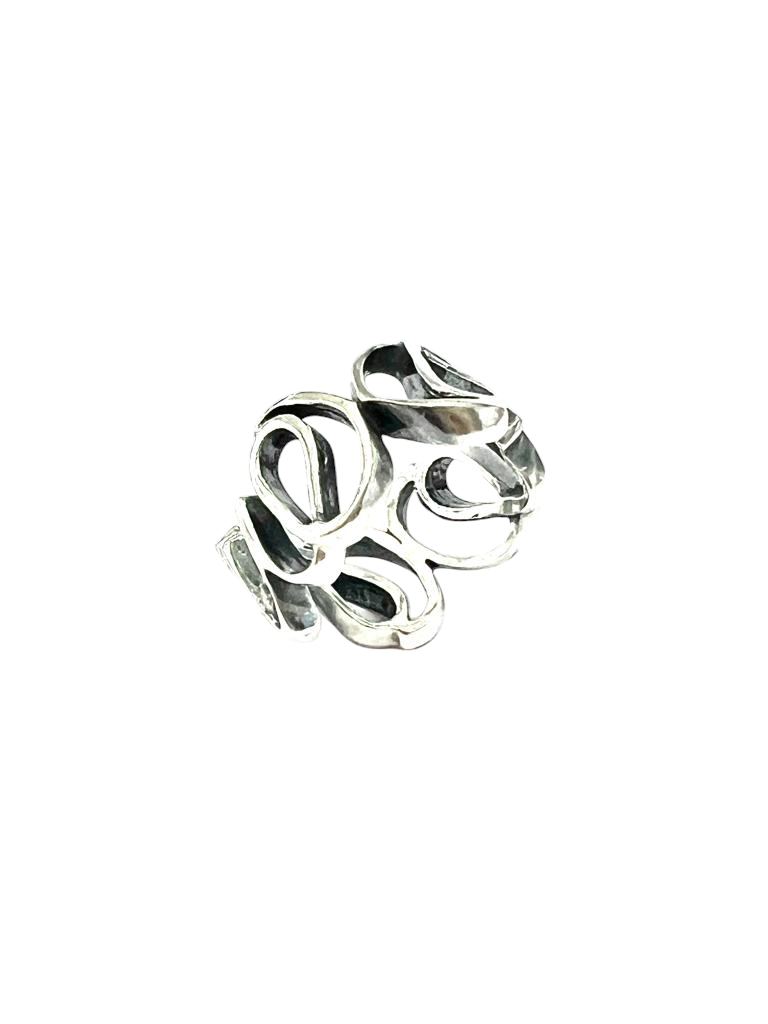 Silver Waves Ring