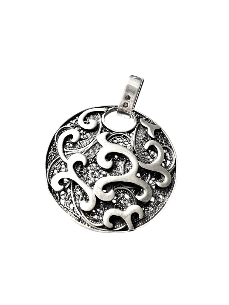 Silver Filigree Medal