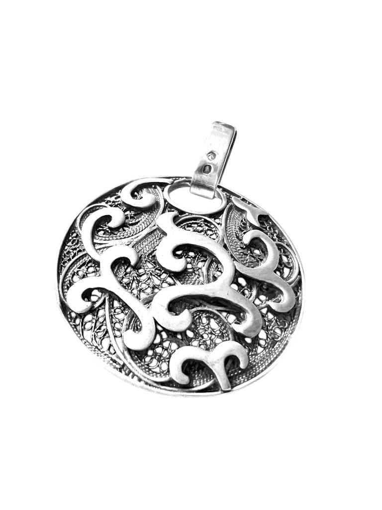 Silver Filigree Medal
