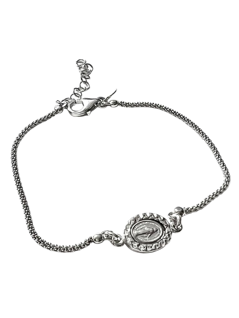 Pulseira Sra. das Graças em Prata