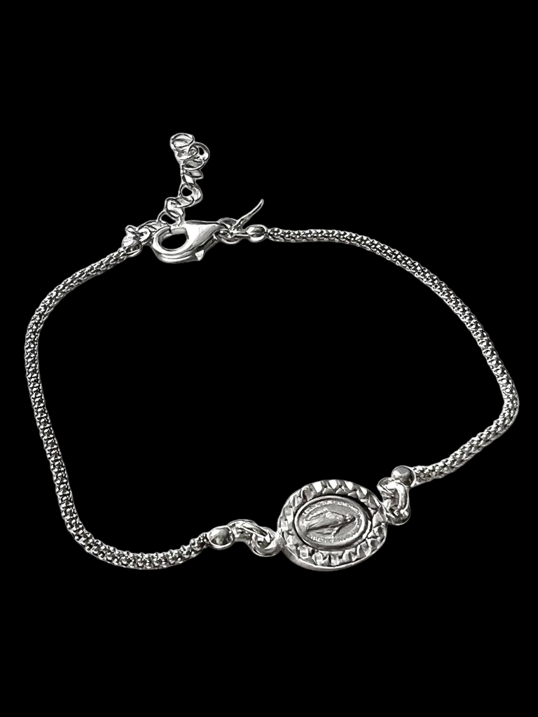 Pulseira Sra. das Graças em Prata