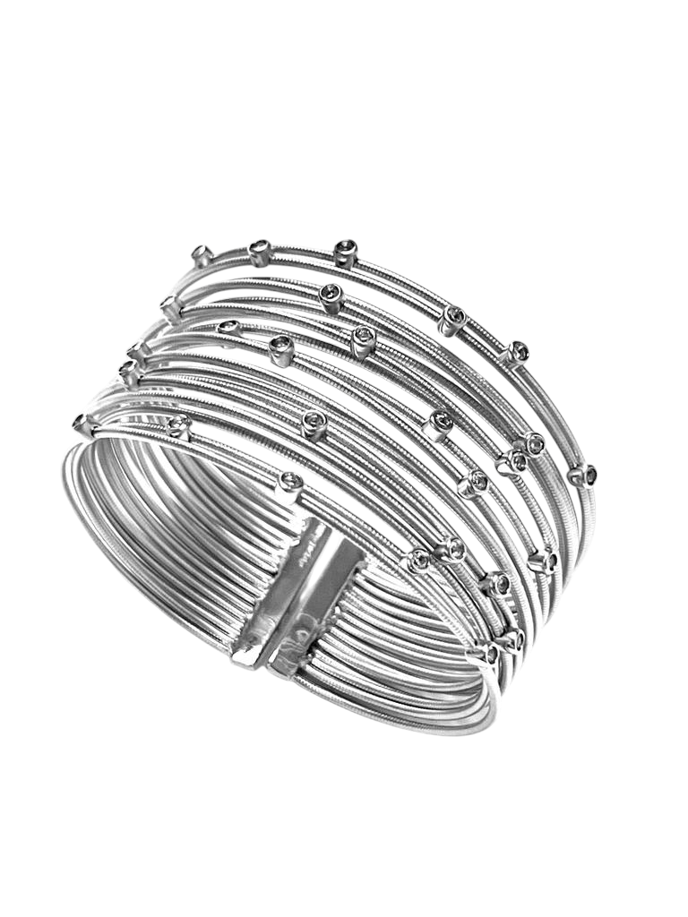 Silver Sparkle Bracelet / Slave