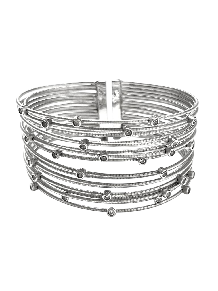 Silver Sparkle Bracelet / Slave