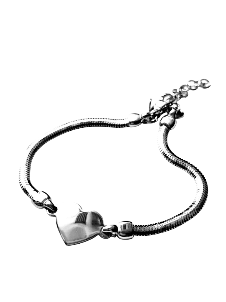 Silver Heart Bracelet