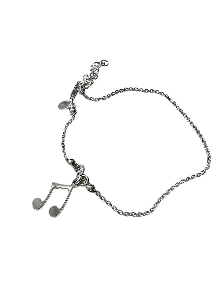 Pulseira Música em Prata