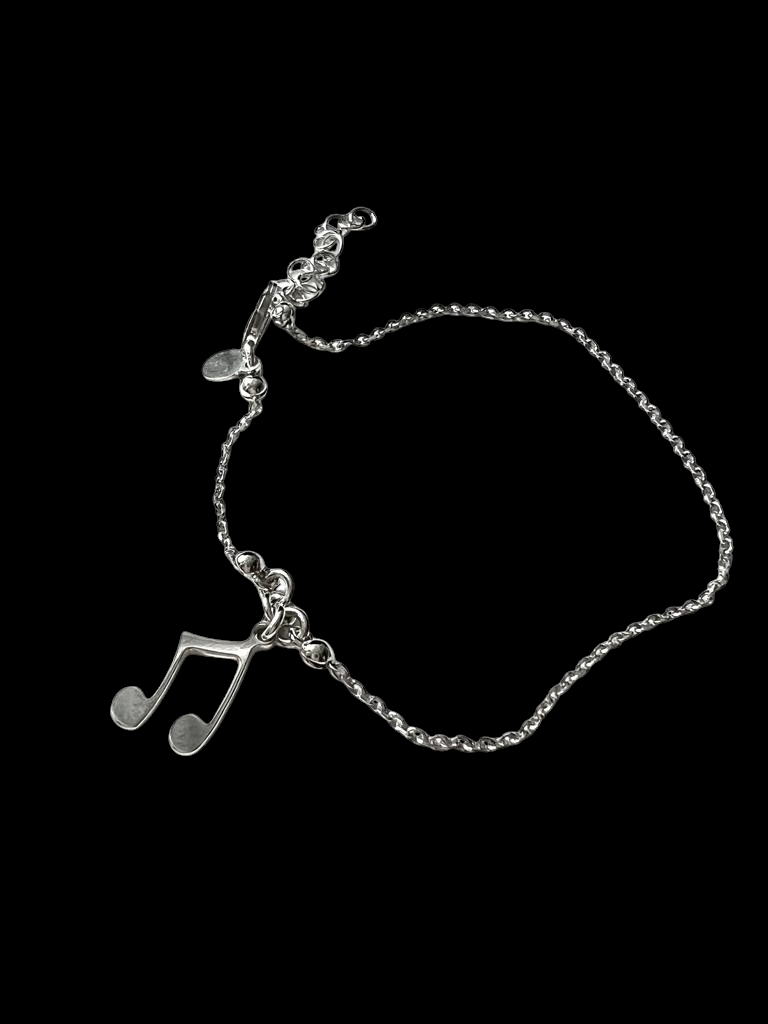 Pulseira Música em Prata