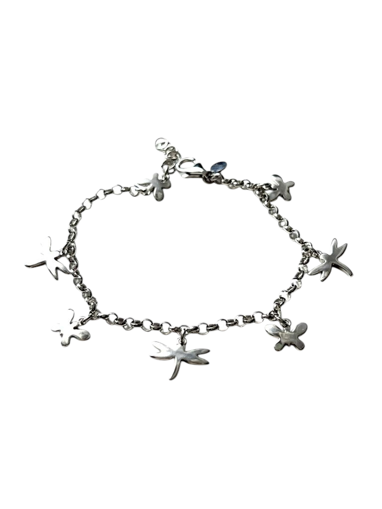 Pulseira Libelinhas em Prata