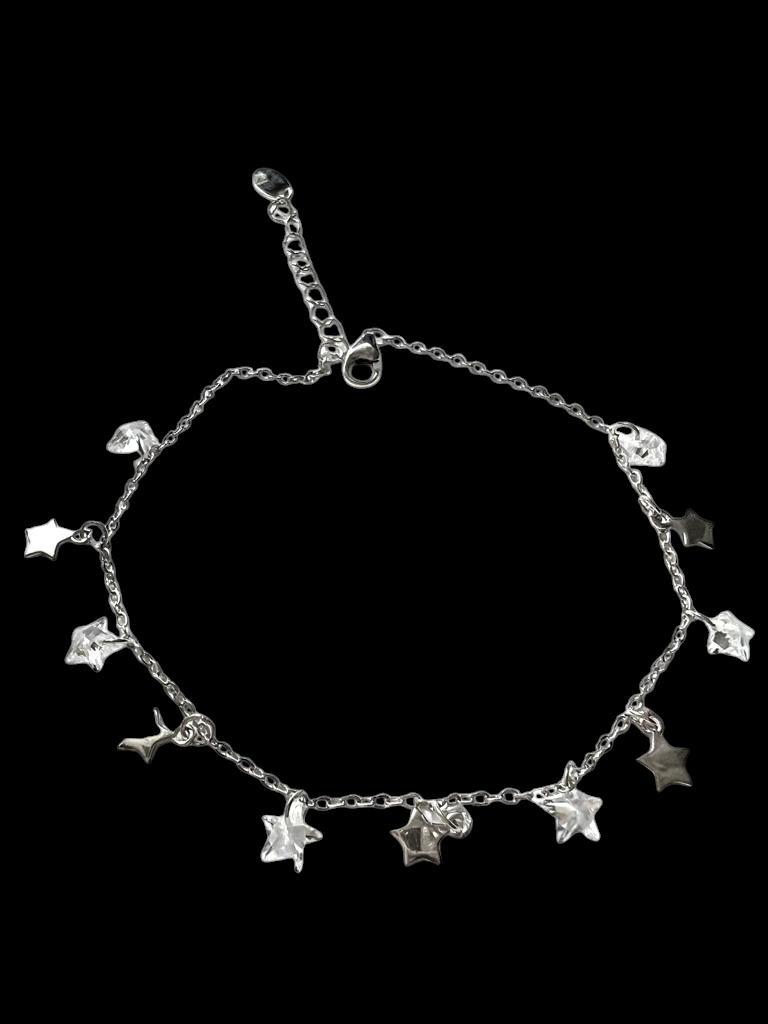 Pulseira Estrelas em Prata