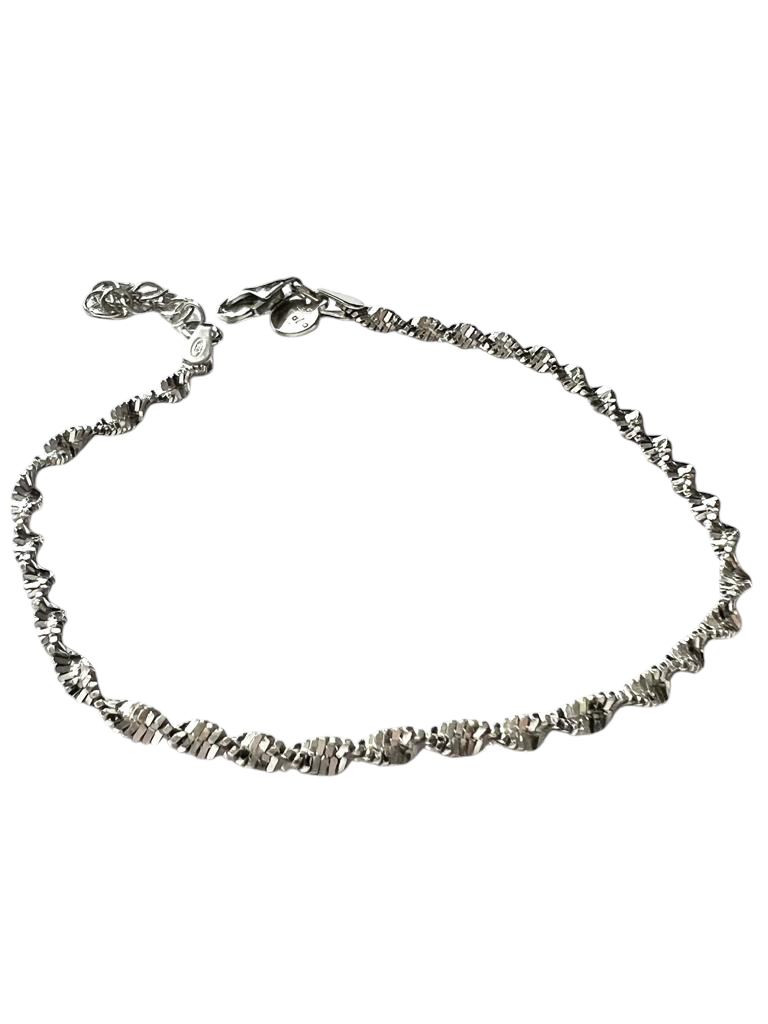 Pulseira Torcida em Prata
