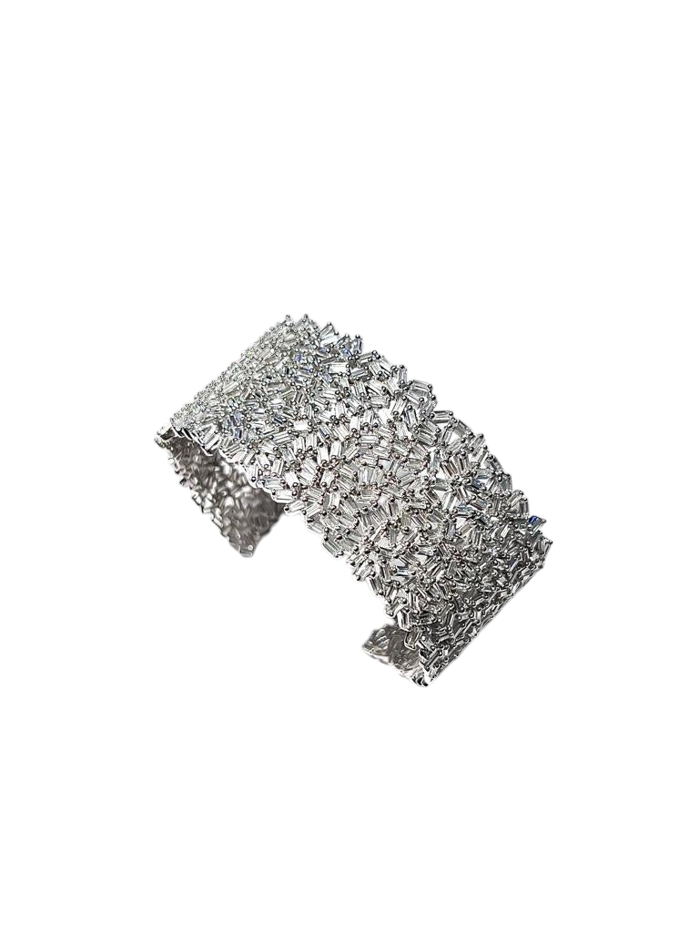 Pulseira / Escrava Baguetes em Prata
