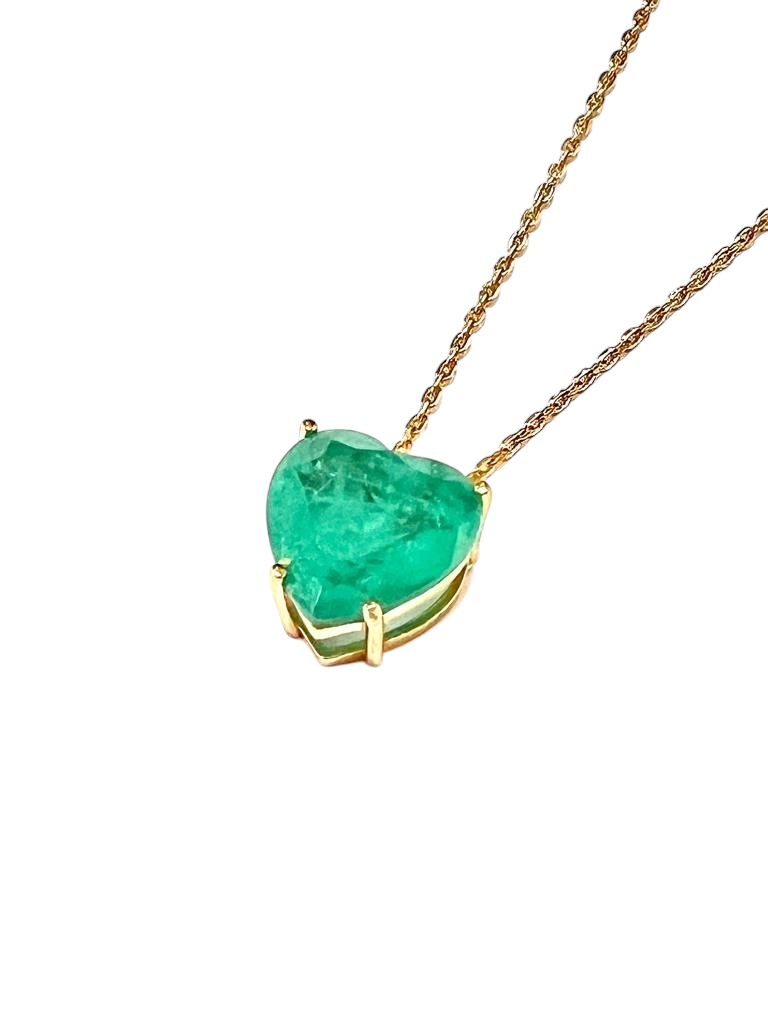 Heart Necklace in Gold-Plated Silver