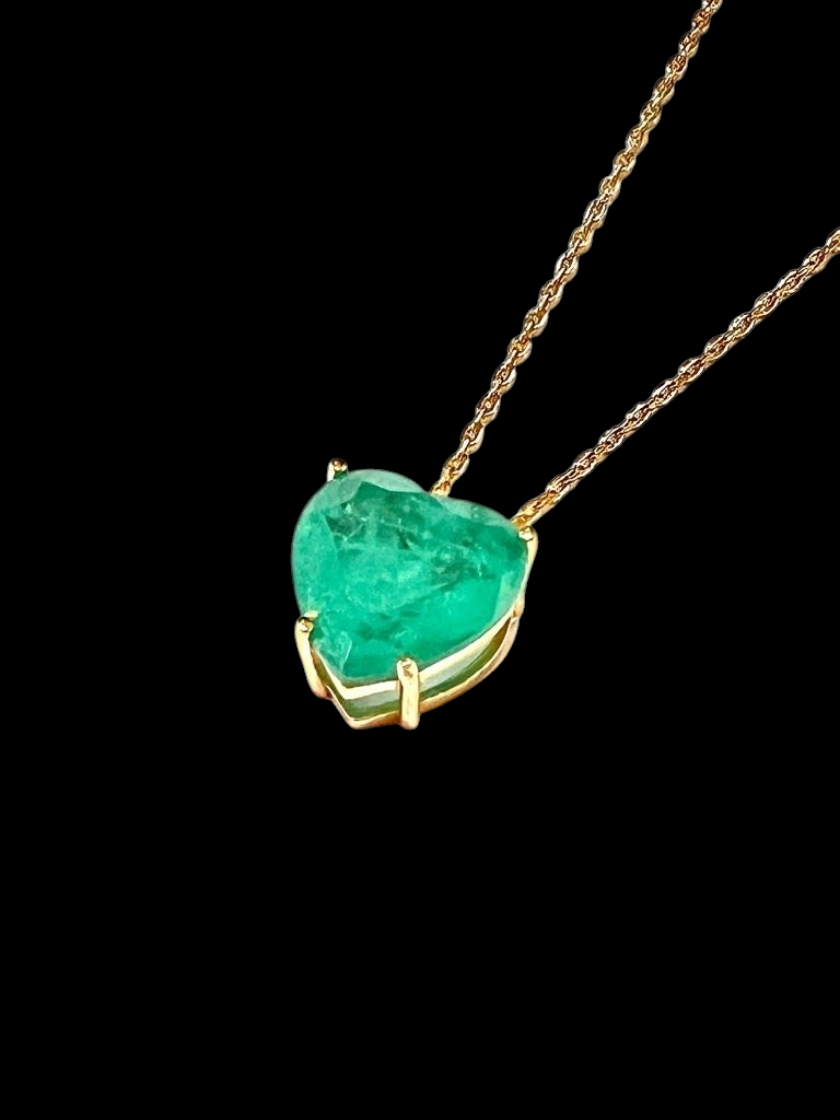 Heart Necklace in Gold-Plated Silver