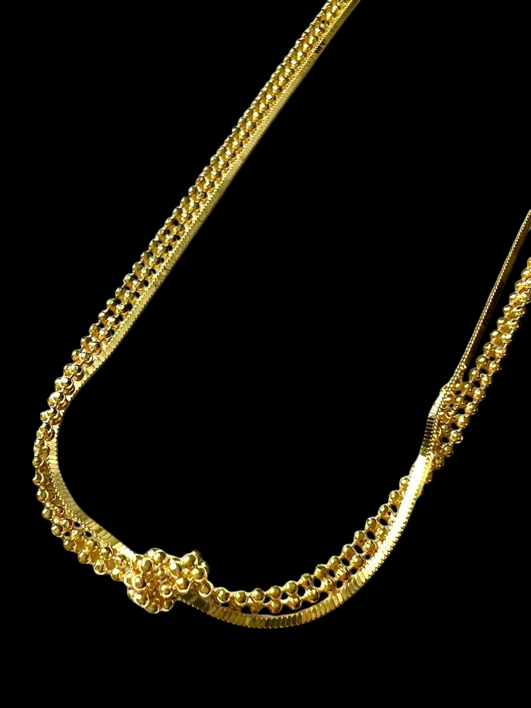 Gold Plated Silver Knot Necklace