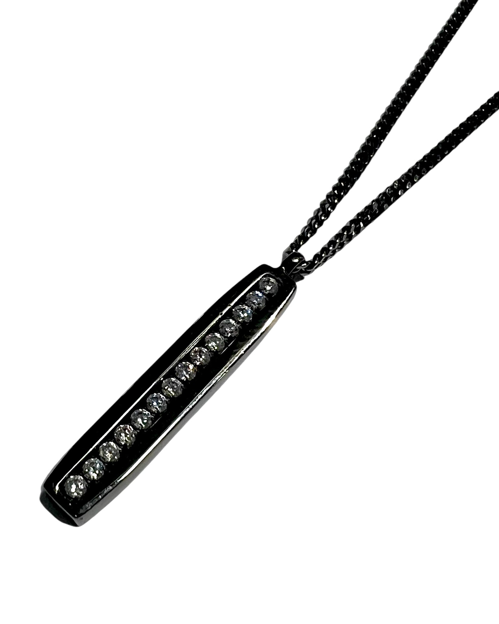 Silver Glitter Necklace