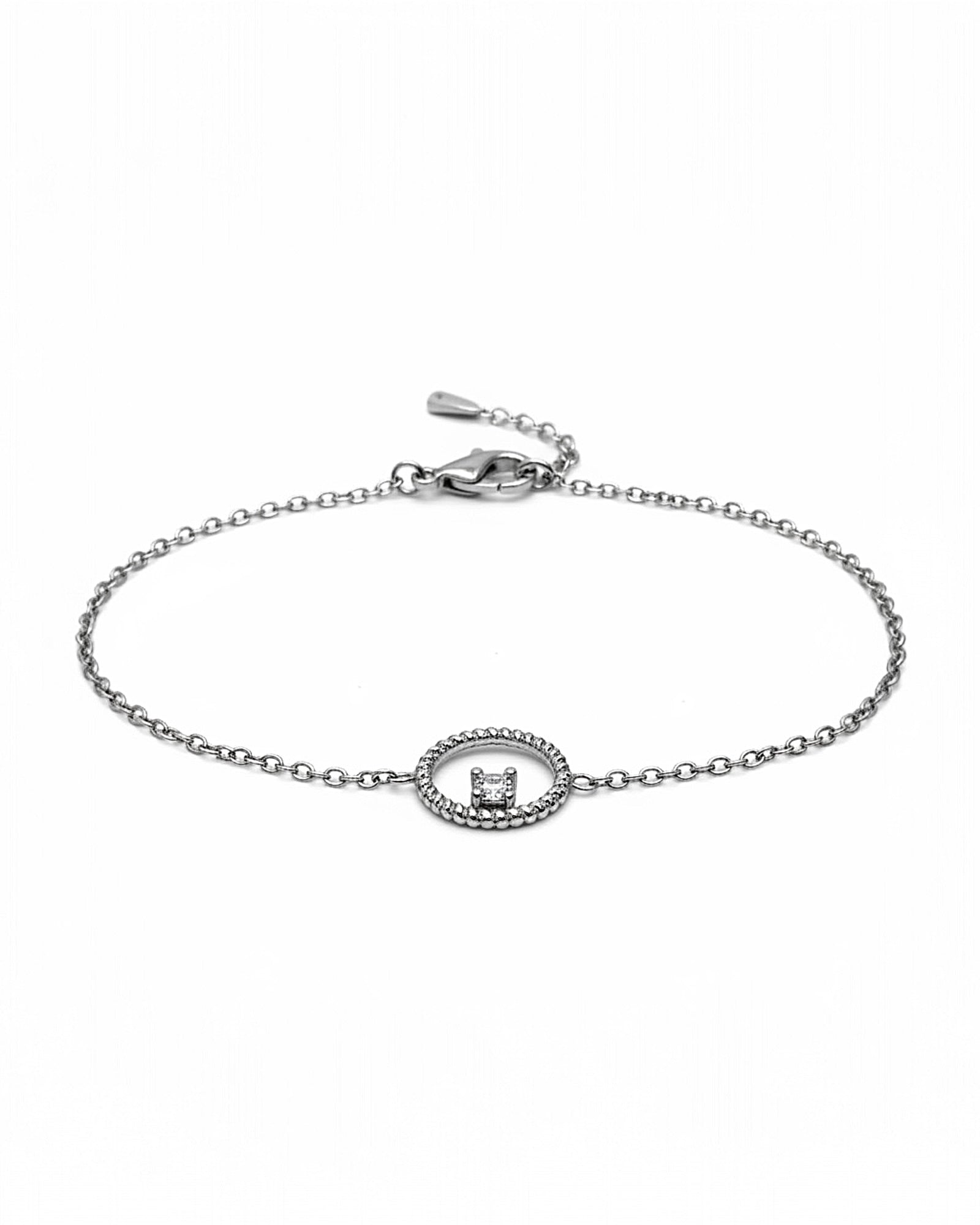 Pulseira Círculo em Prata