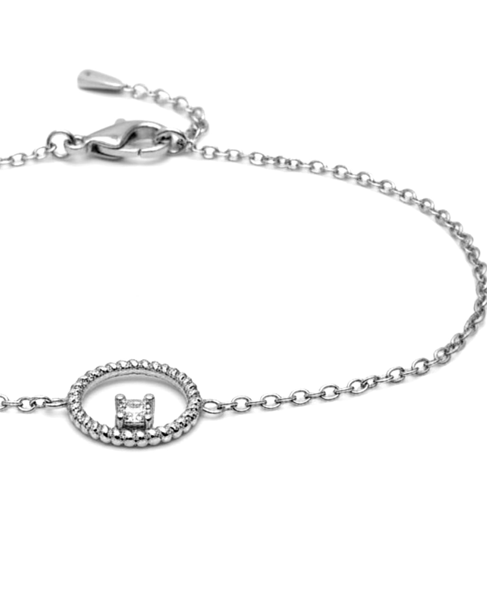 Pulseira Círculo em Prata