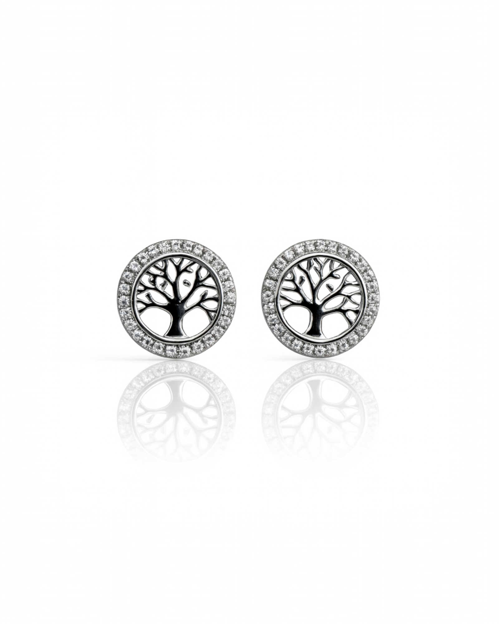 Brincos Árvore da Vida em Prata