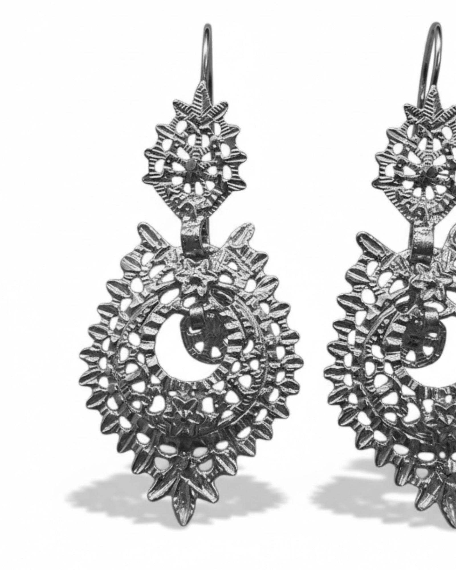 Brincos à Rainha em Prata (com gancho) Nº3