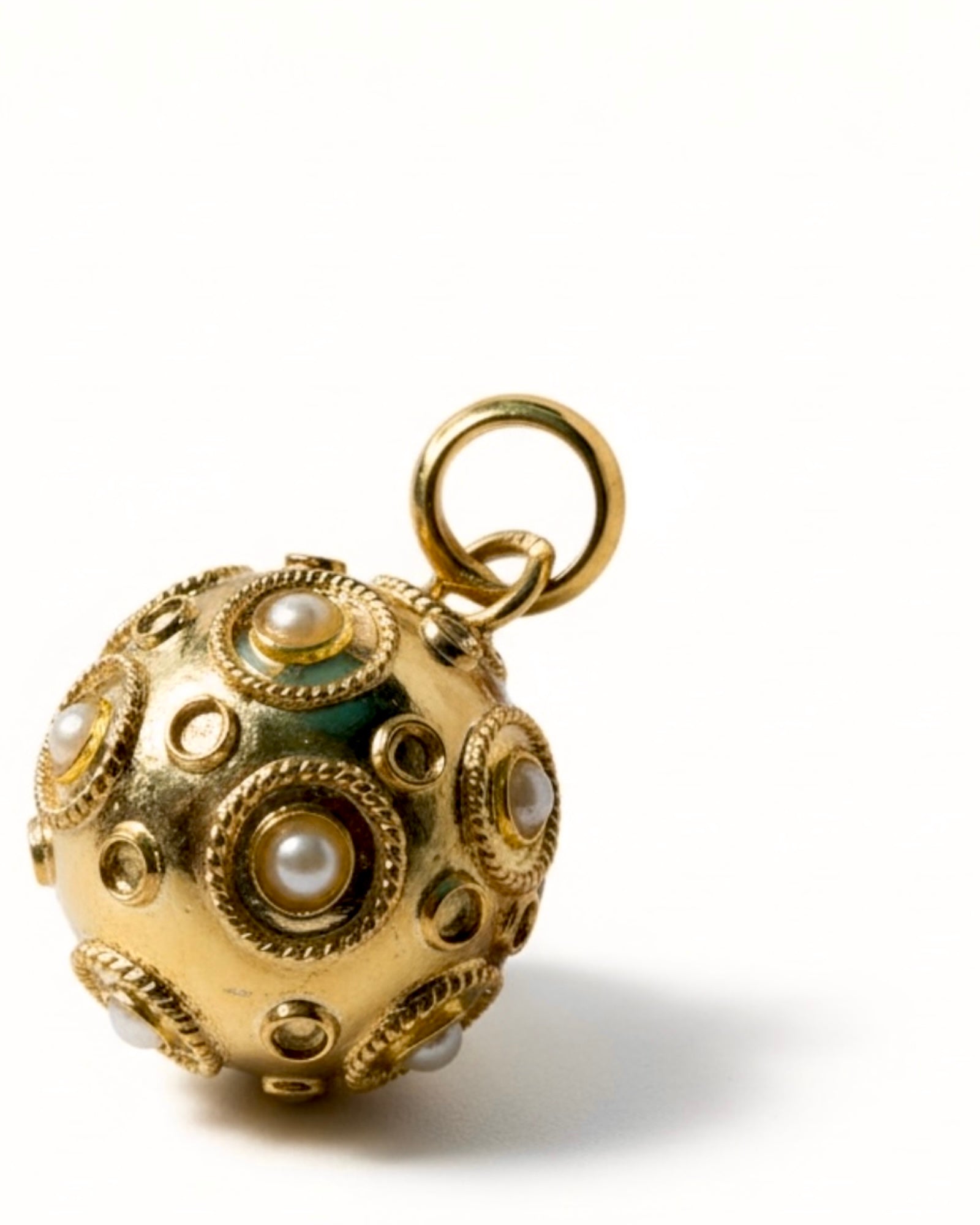 Medalha Conta de Viana em Prata Dourada