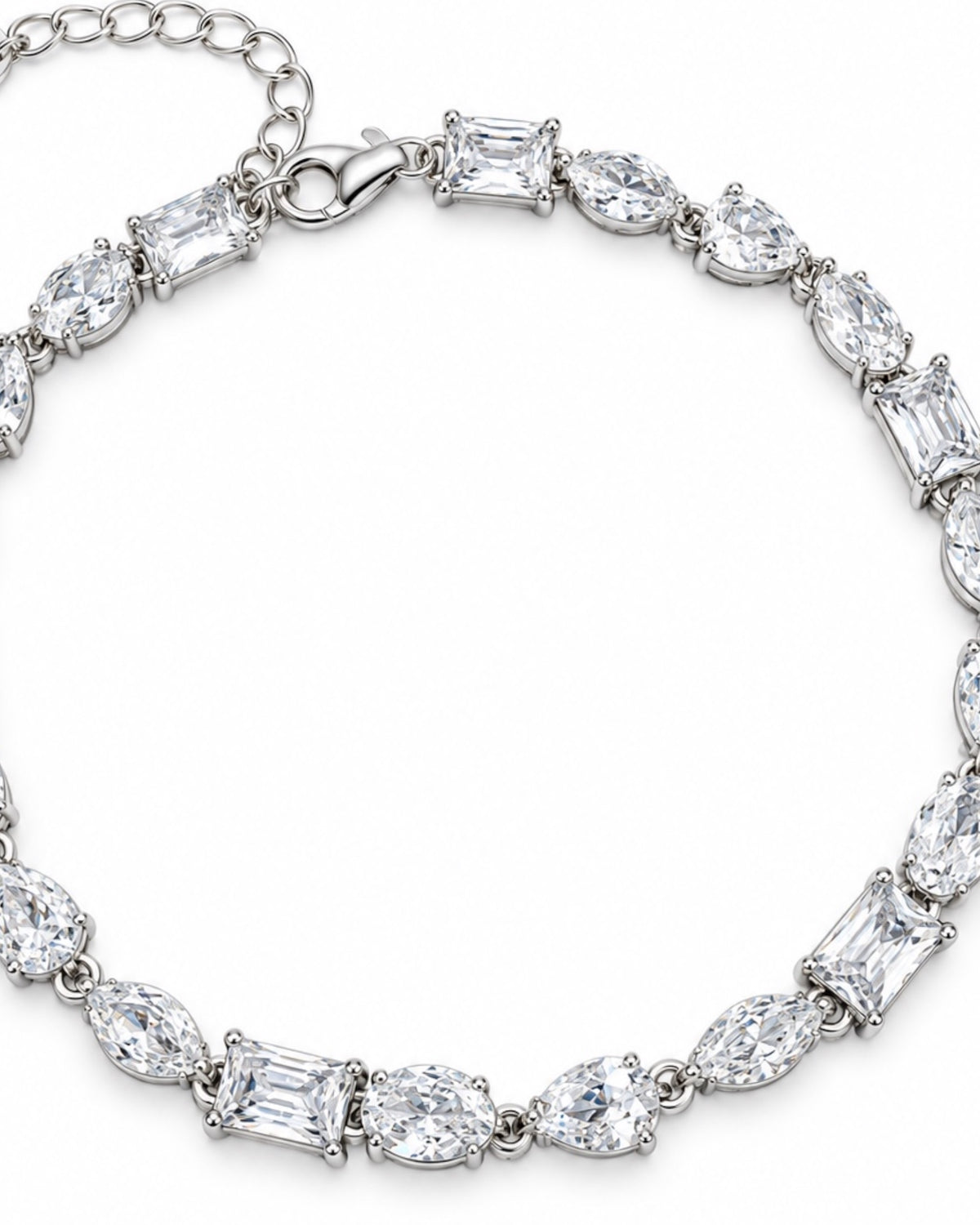Pulseira Brilhos em Prata