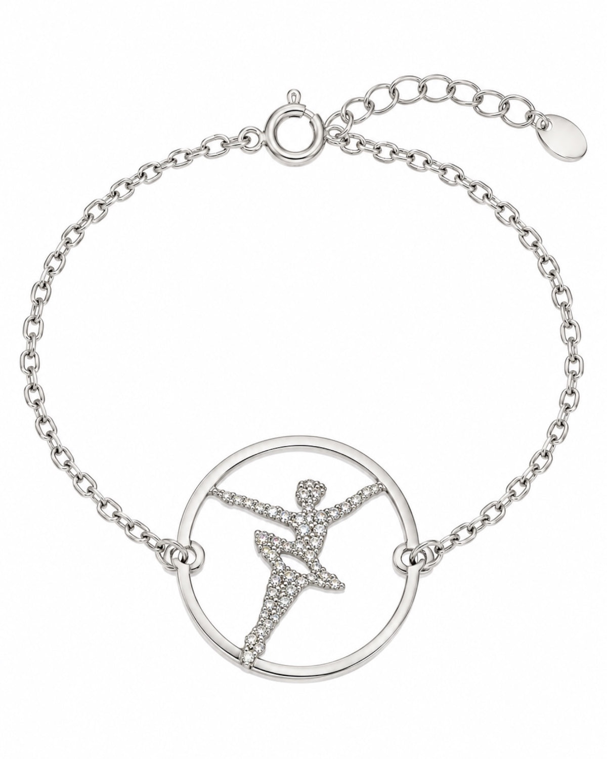 Pulseira Bailarina em Prata