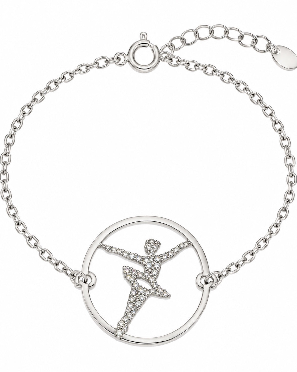 Pulseira Bailarina em Prata