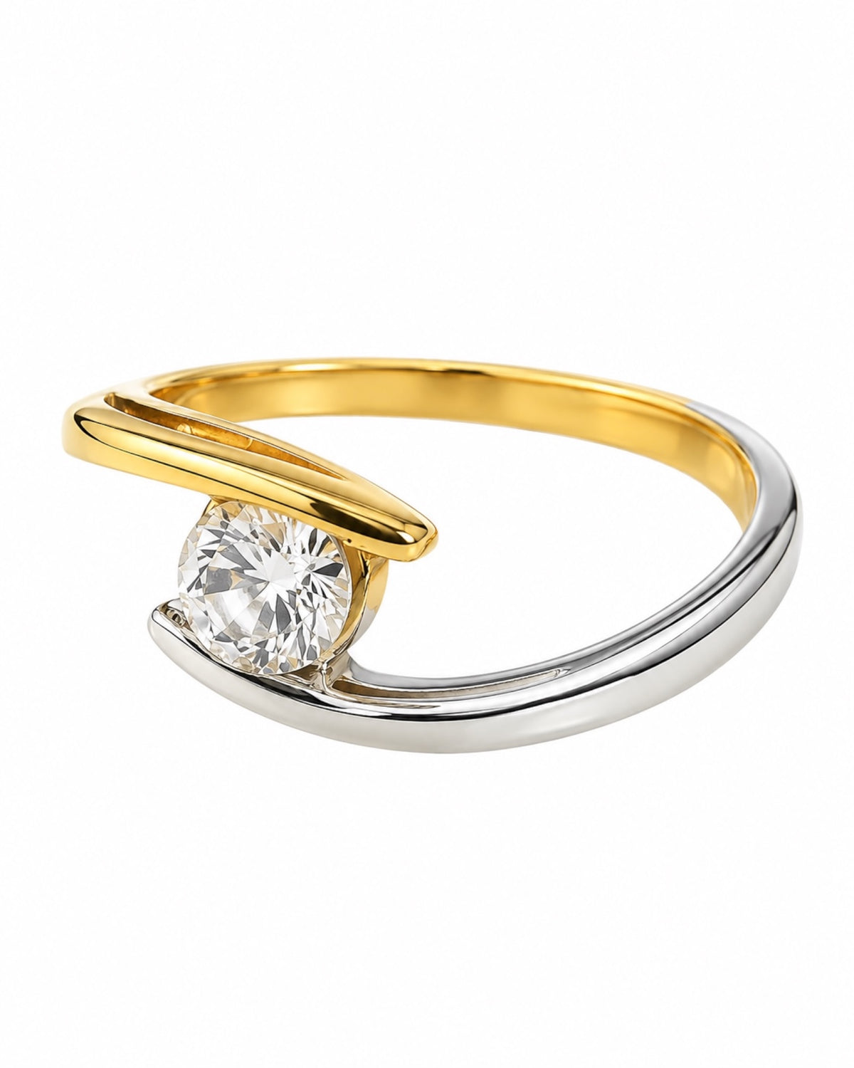 Solitaire Engagement Ring in Gold