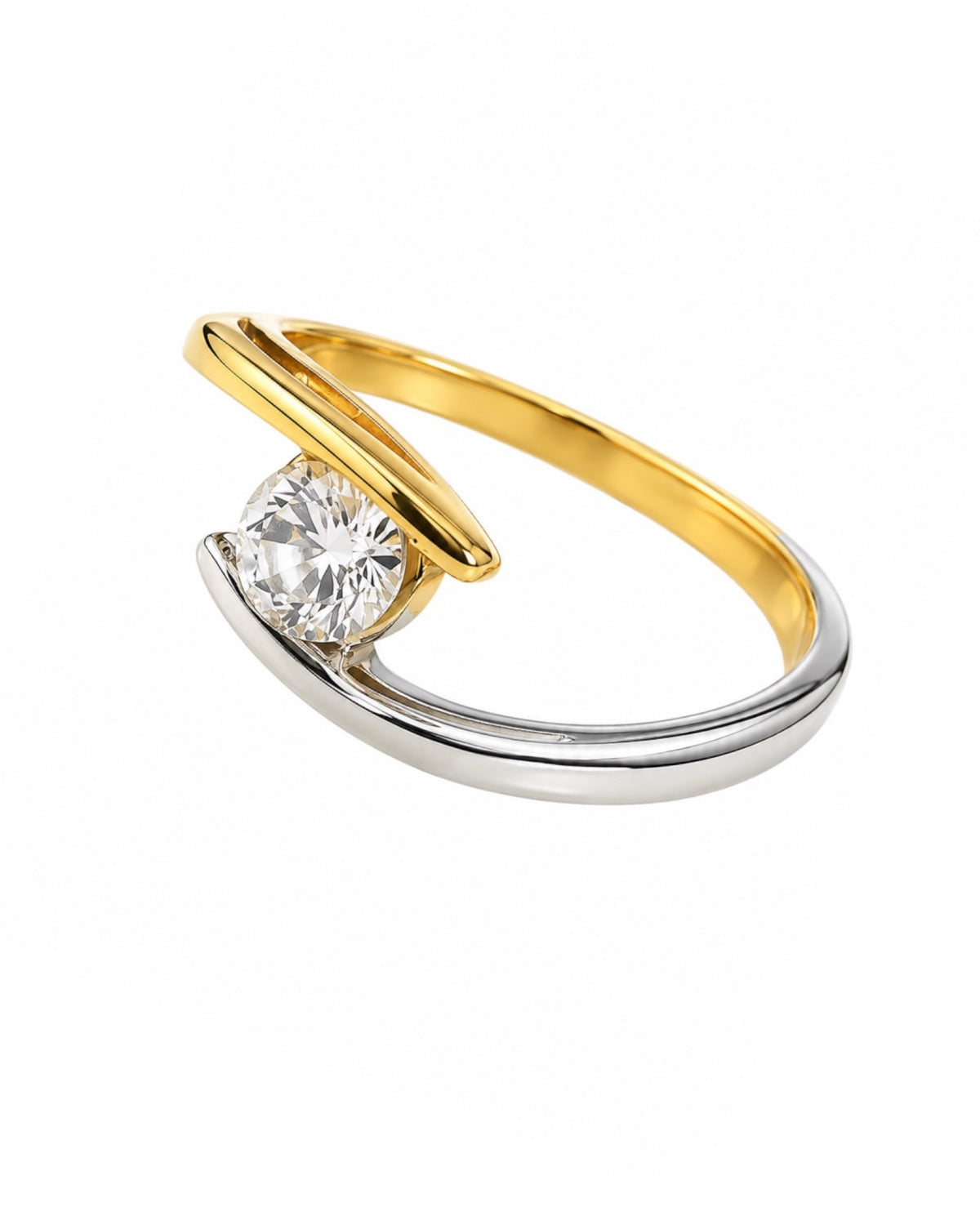 Solitaire Engagement Ring in Gold