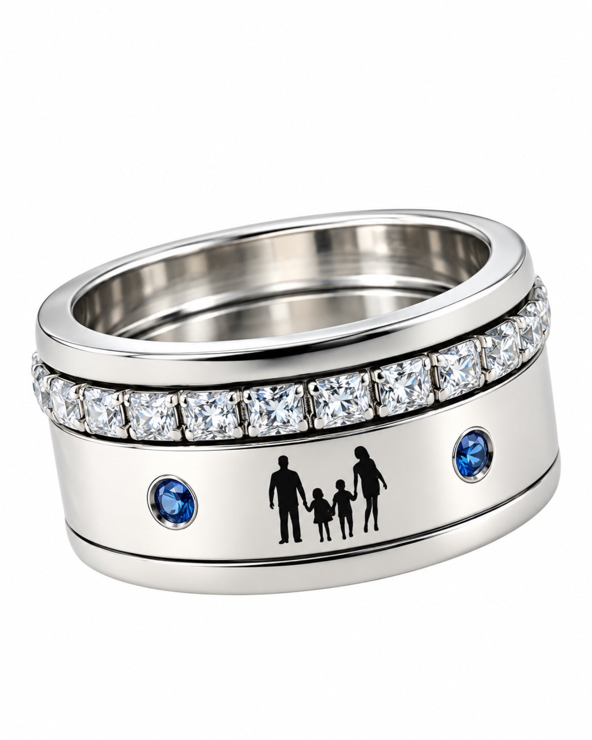 Family Ring in Silver