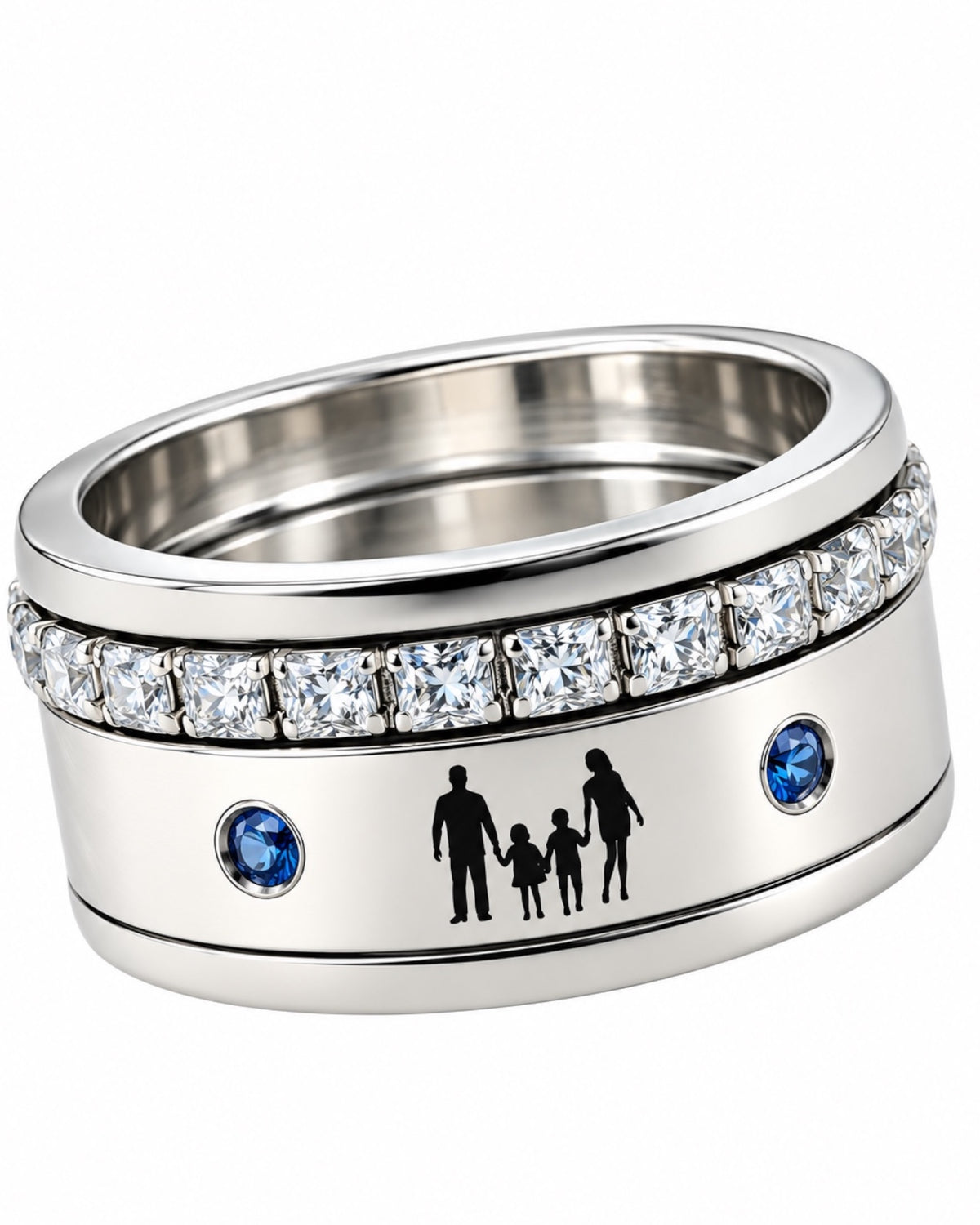 Family Ring in Silver