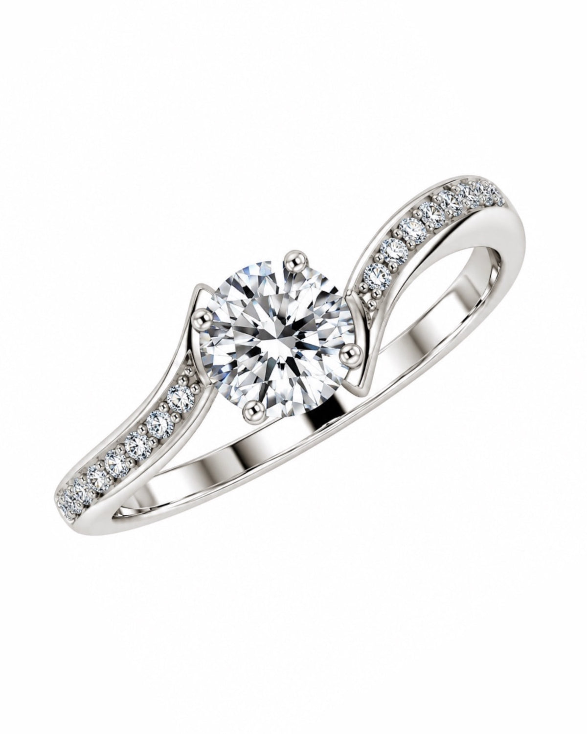 Solitaire Ring in Silver