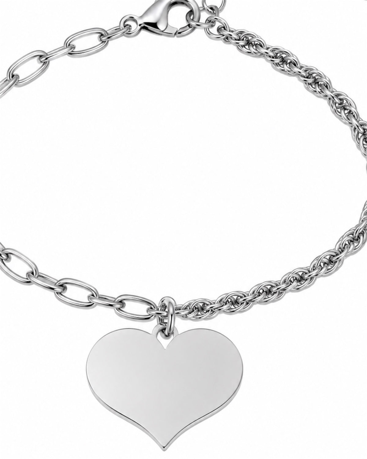 Heart Bracelet in Silver